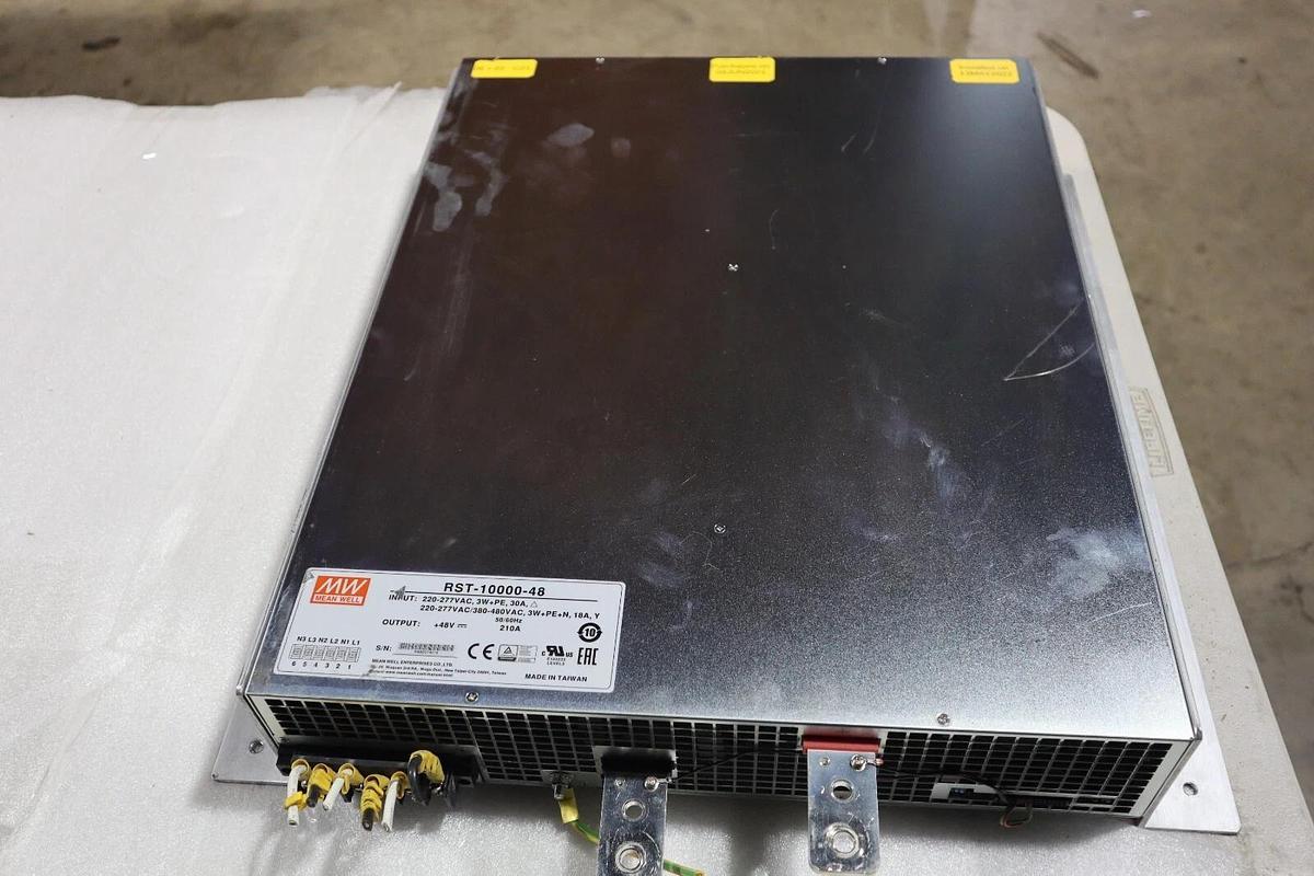 Used Mean Well RST-10000-48 Power Supply (48VDC-210 Amps) STOCK 5391