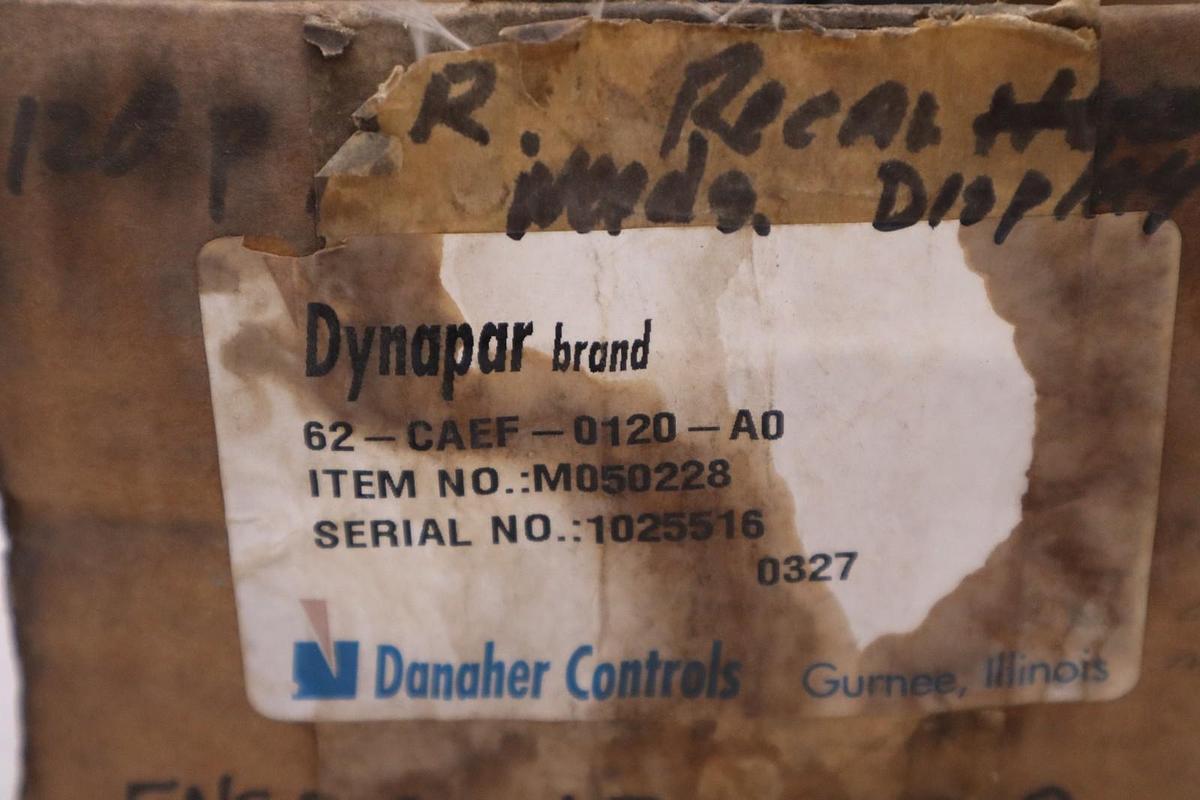 Used DYNAPER M050228 MFG 1025516003 ENCODER STOCK #K-1941A