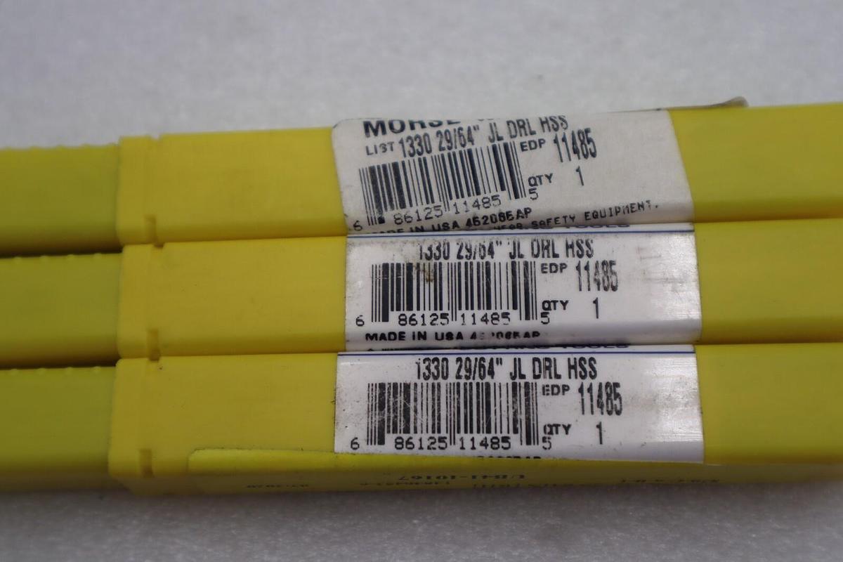 Used Morse Cutting Tools 11485 Jobber Length Steel Straight #K-2220