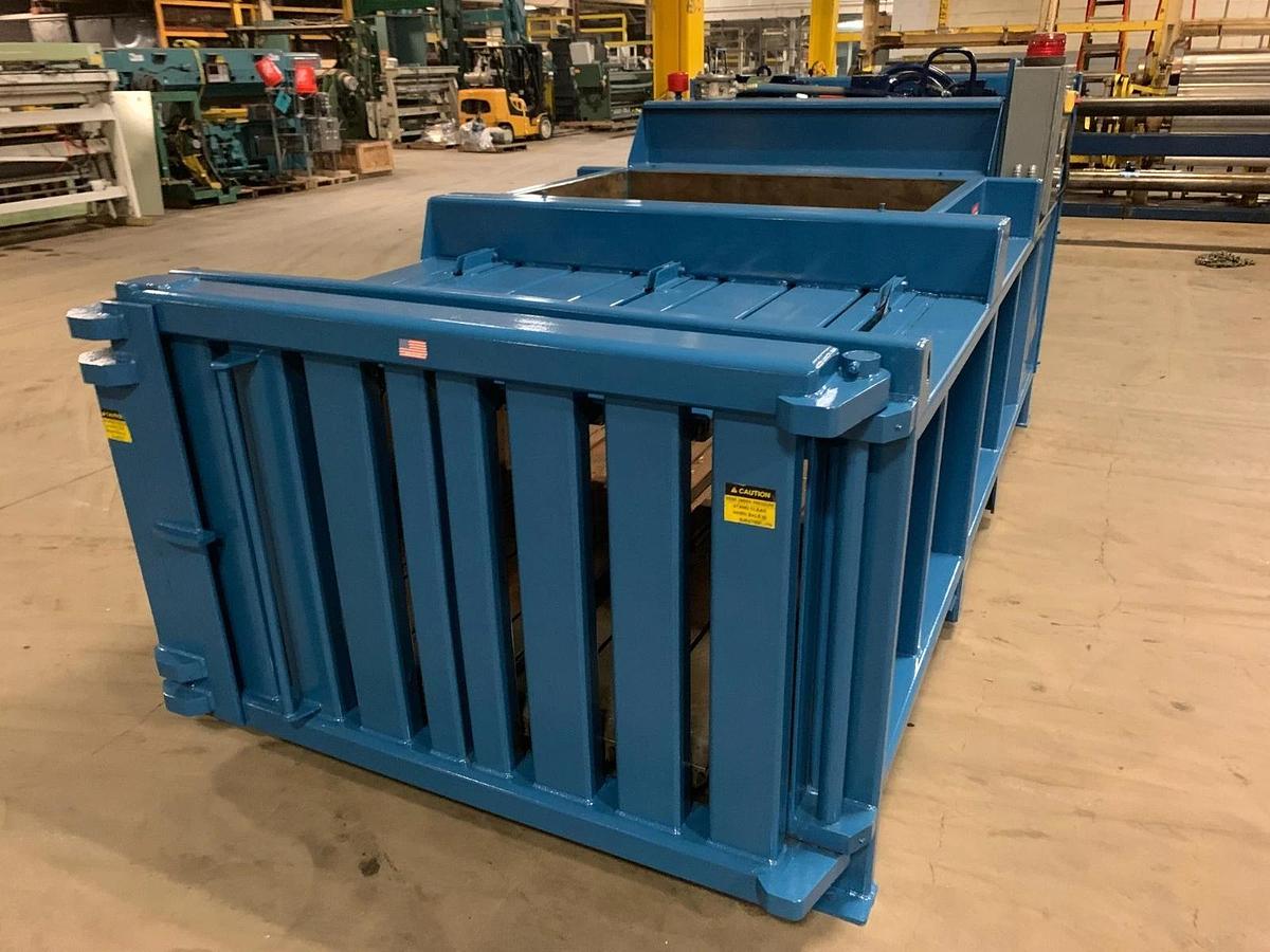 Used EXCEL EX-60 AUTOMATIC MANUAL TIE BALER WITH CONVEYOR VIDEO AVAILABLE