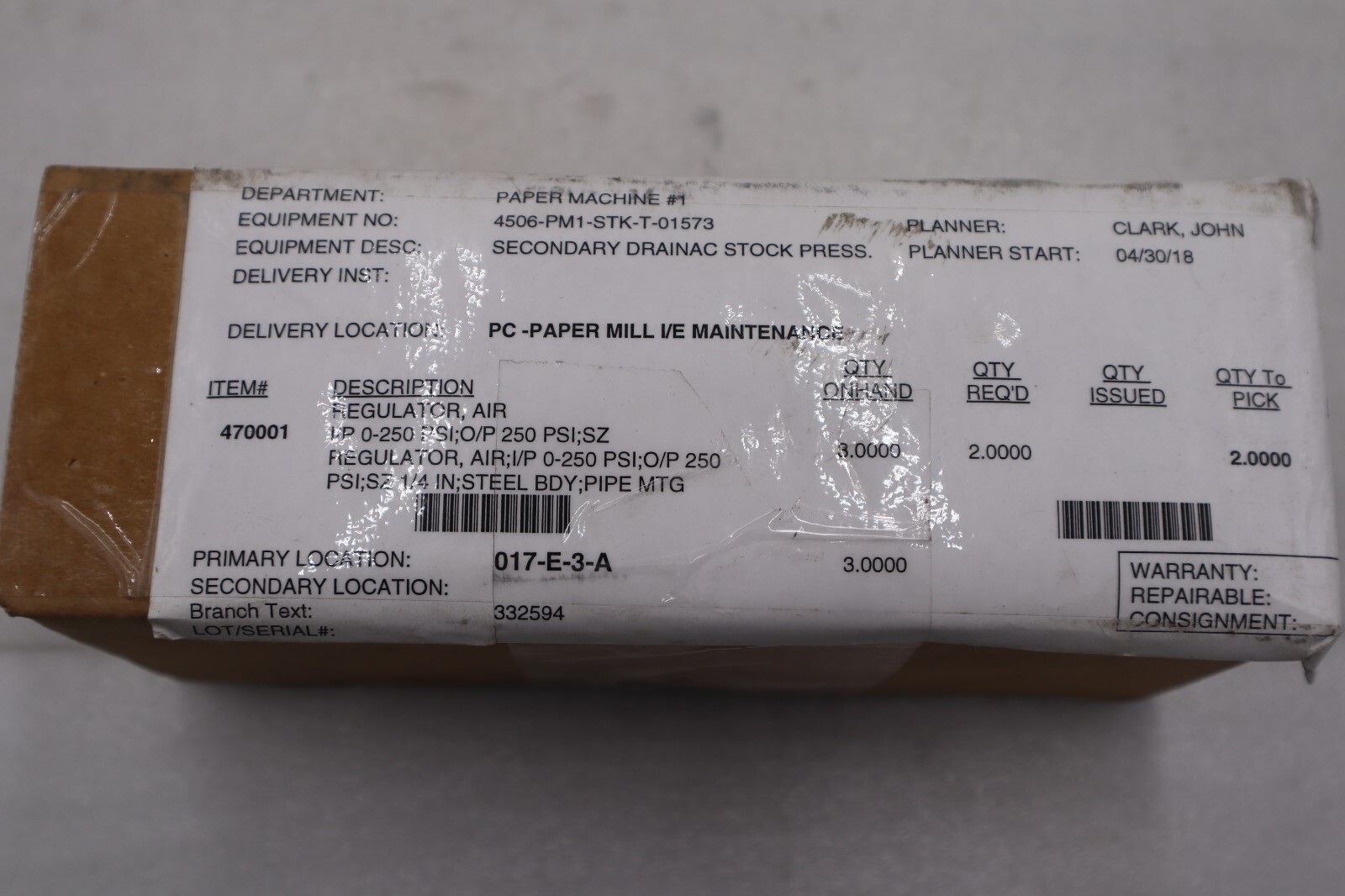 FAIRCHILD INDUSTRIAL PROD 14222E / 14222E (BRAND NEW) STOCK 3970