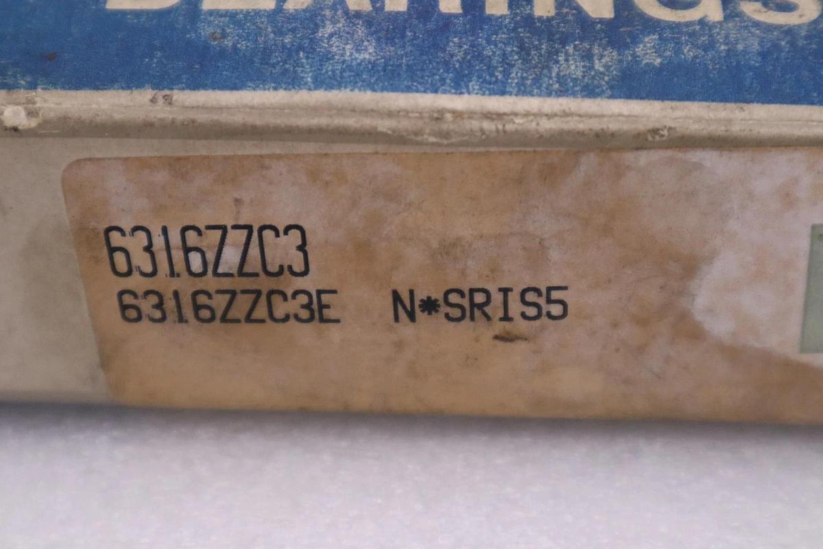 NSK 6316ZZC3E Groove Ball Bearing NEW OPEN BOX STOCK K2086CC