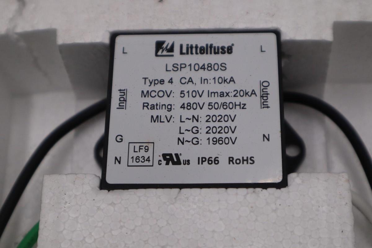 BOX OF 8 - LITTELFUSE LSP10480S Surge Protecto Mains Surge Protector #H841