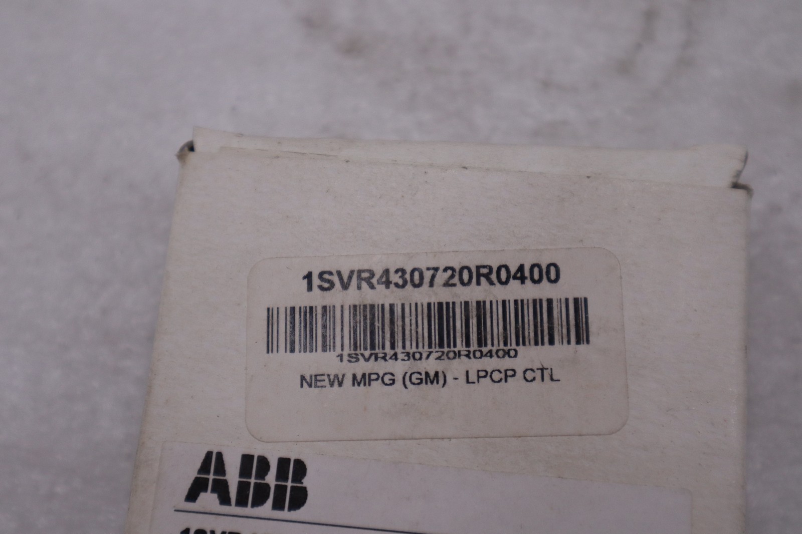 ABB THERMISTOR MOTOR PROTECTION MONITORING RELAY 1SVR430720R0400 CM-MSS #GF1012A