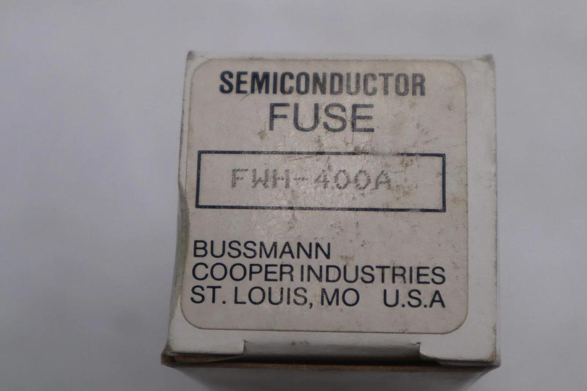 NEW Bussmann FWH-400A High Speed Fuse STOCK K-3747