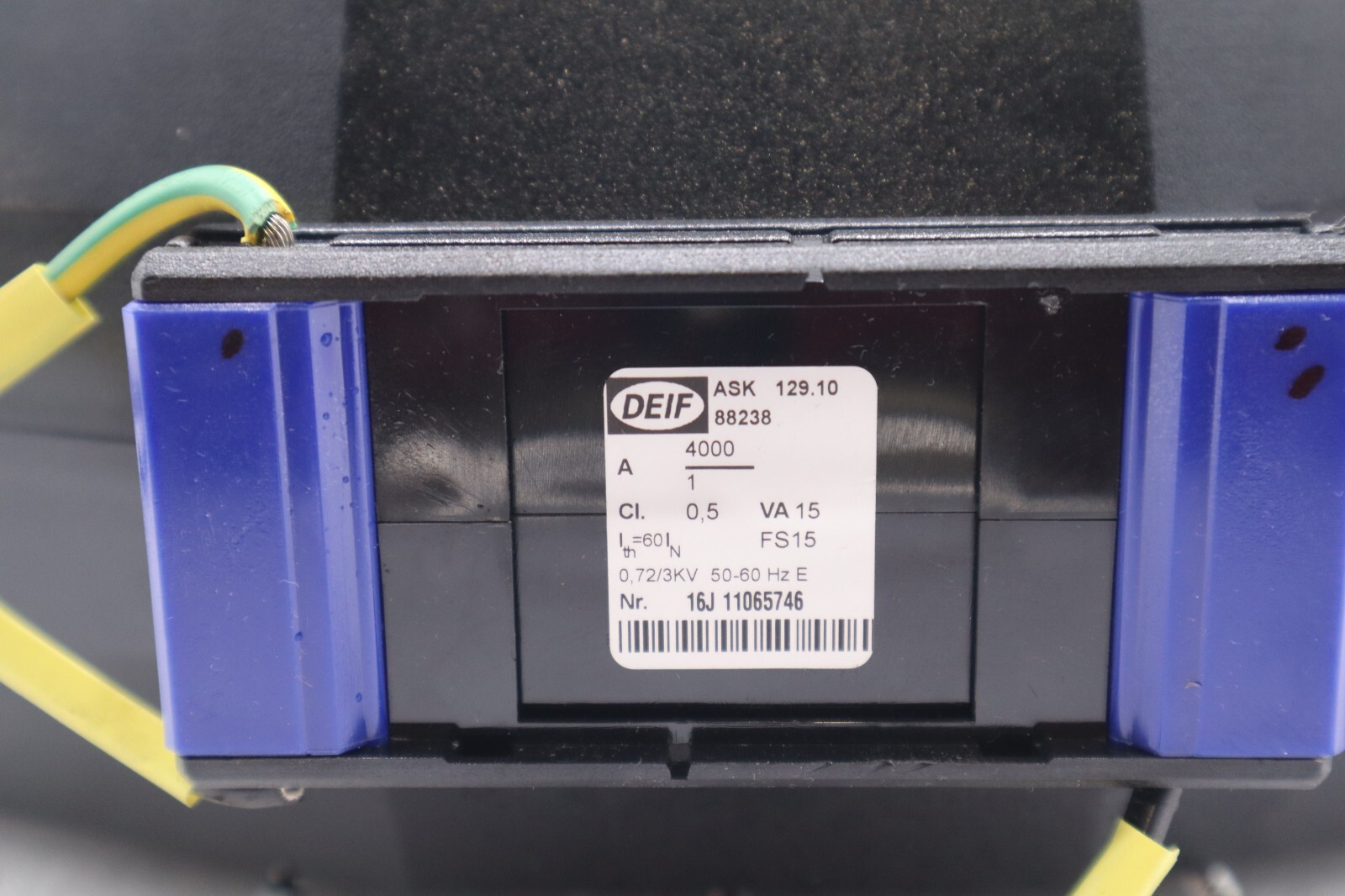Used DEIF ASK 129.10 88238 VA 15 PLUG-IN CURRENT TRANSFORMER STOCK #2796