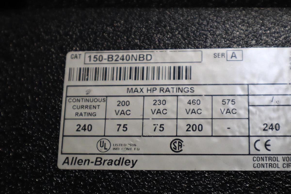 ALLEN-BRADLEY 150-B240NBD SER A SMC DIALOG PLUS SMART MOTOR CONTROLLER NEW #HS1