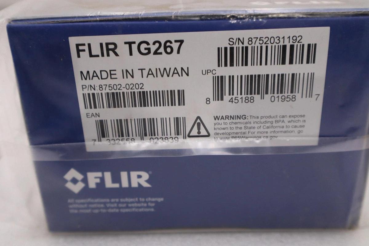 Used Flir TG267 Thermal Camera - Brand New STOCK GF91 845188019587
