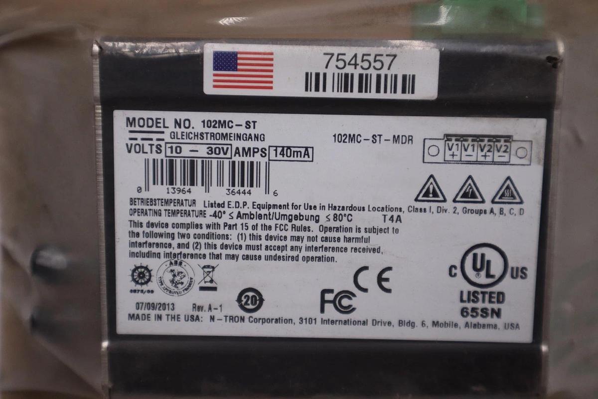 Used NEW Red Lion 102MC-ST Ethernet Switch Module STOCK 5537CC