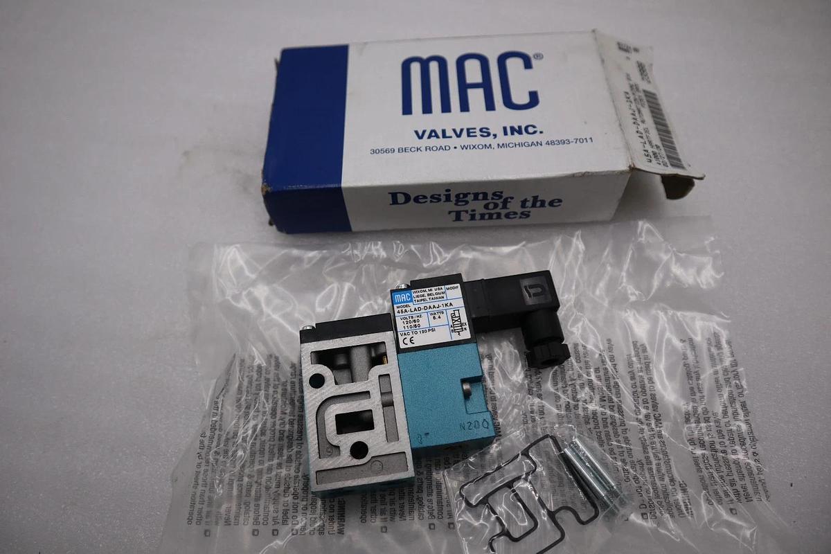 MAC VALVES INC 45A-LAD-DAAJ-1KA / 45ALADDAAJ1KA BRAND NEW-STOCK H806A
