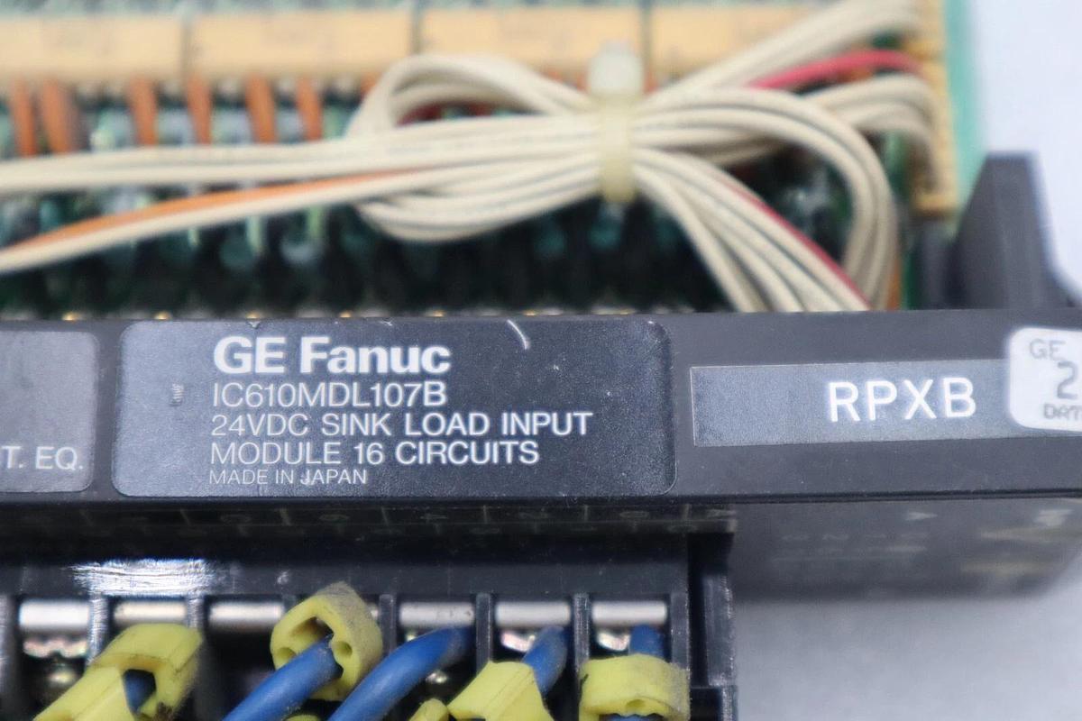 Used GE FANUC IC610MDL107B SINK LOAD INPUT MODULE 24VDC 16 Circuits STOCK L-574C