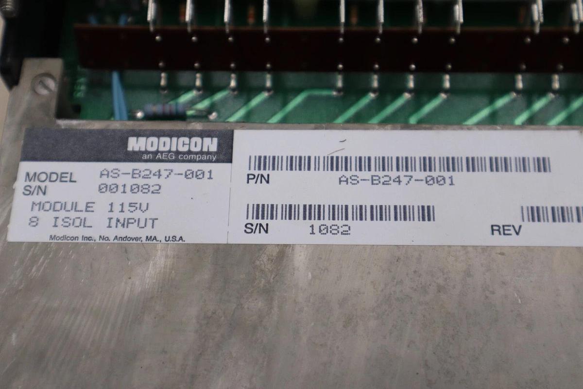 Used NEW IN BOX Modicon B247 AS-B247-001 115V Input Module STOCK G220