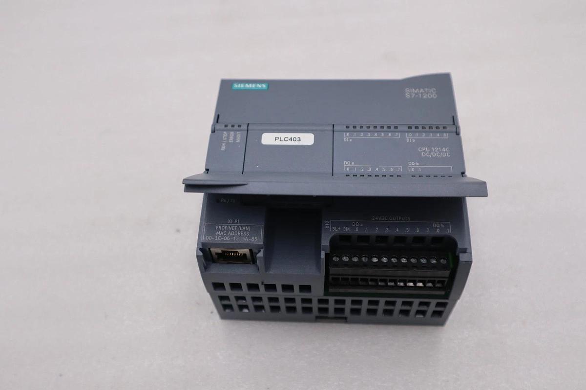 Used Siemens 6ES7 214-1AG31-0XB0 CPU MODULE SIMATIC S7-1200 CPU 121 STOCK H737A