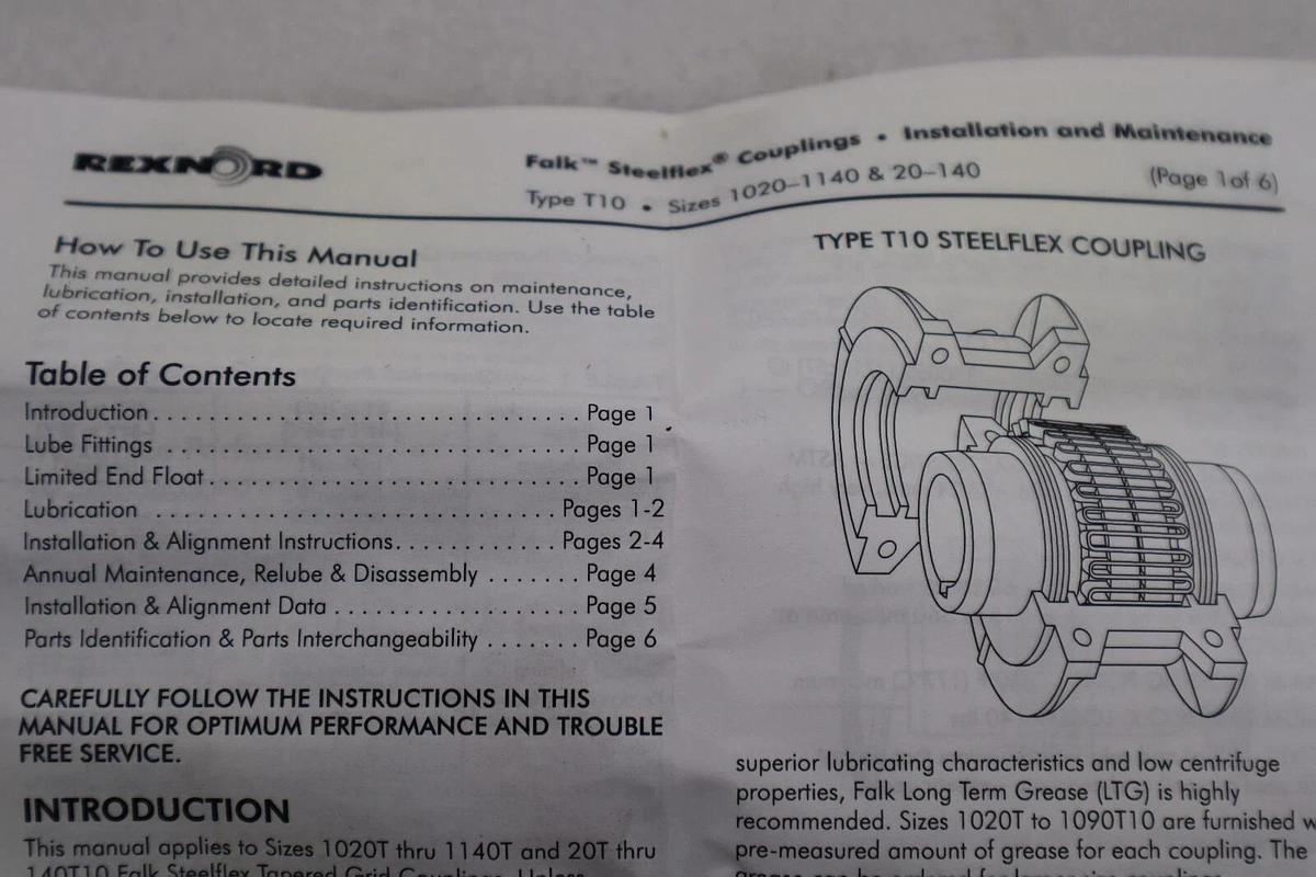 FALK STEELFLEX COVER-GRID ASSY 1030T10 L-423