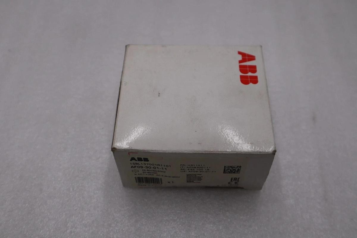 Used New ABB AF09-30-01-11/ AF09300111 CONTACTOR 20-60VSTOCK H275A
