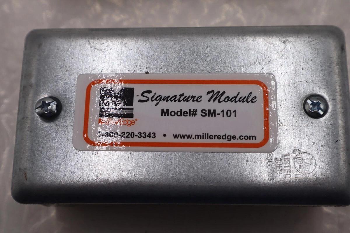 MILLER EDGE SM-101 SIGNATURE MODULE FOR DC TERMINATED EDGE NEW STOCK #K-666A