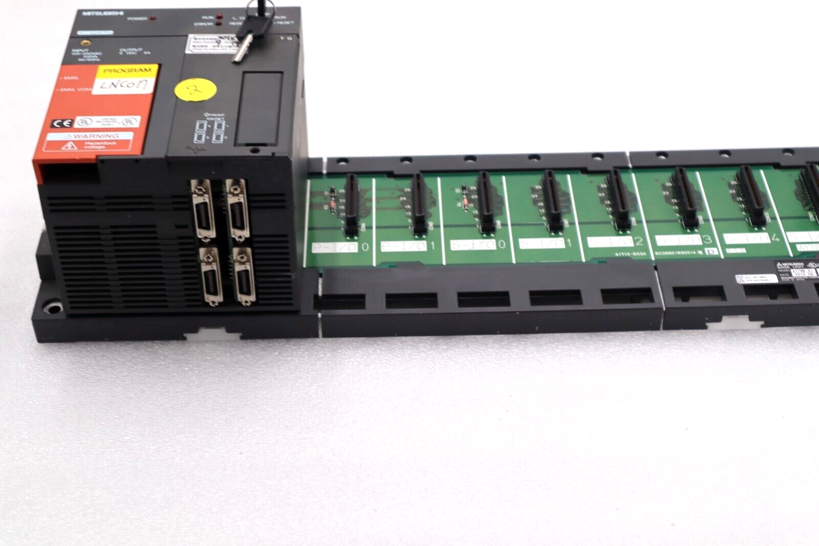 Used NEW MITSUBISHI A173UHCPU MOTION CONTROLLER W/ A178B-S1 8-SLOT BASE UNIT #L-701