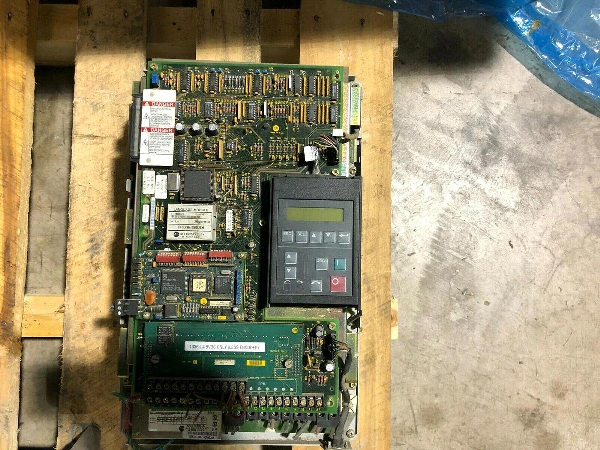 Used ALLEN BRADLEY 1336S-B010-AA-EN-GM1-HA2-L4 DRIVE SER D STOCK SK005