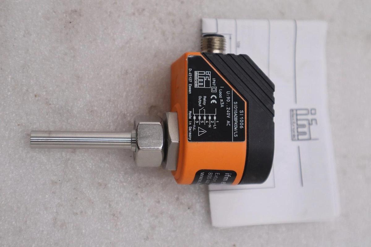 Used NEW EFECTOR SID10ADBAK0W / LS-100-IRF FLOW SENSOR SI1006 SID10ADBAK0W/LS100IRF