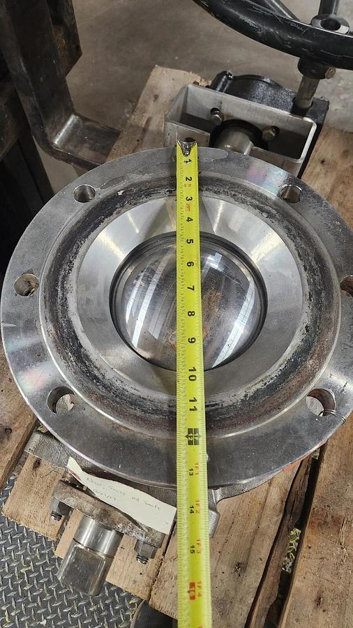 Used Dynatorque 7D-33-2600 Manual VBALL Valve 6in 316SS STOCK PF-208