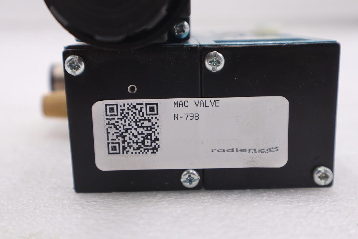 Used MAC 82A-0A-CPA VALVE TM-DDAJ-1DK PR82A-GADA VAC TO A50 PSI STOCK #323-A