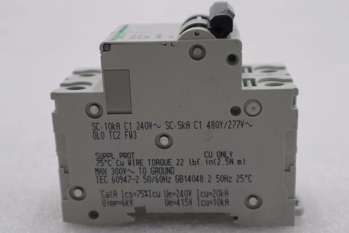 SCHNEIDER ELECTRIC 591942 CIRCUIT BREAKER 2 POLE 240VAC STOCK #K-2327