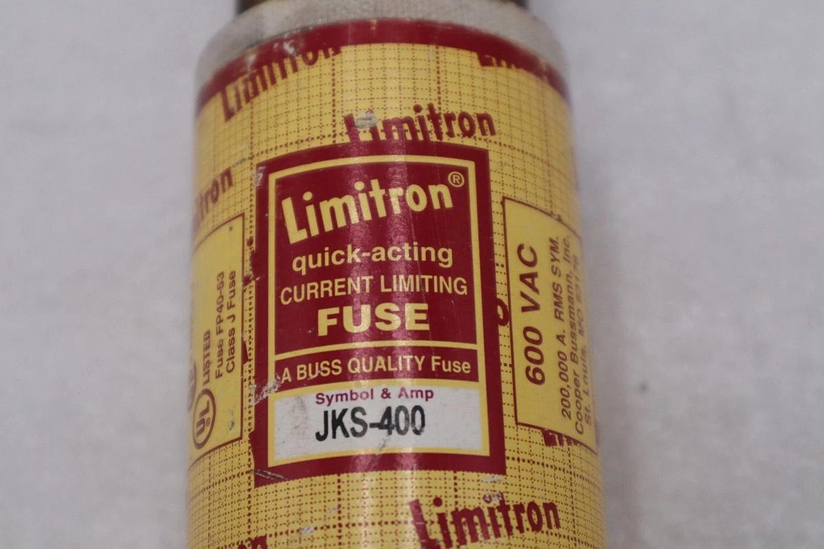 LOT OF 2 -Bussmann JKS-400 Limitron Class J Fast Acting Fuse - STOCK H-1683A 51712634007