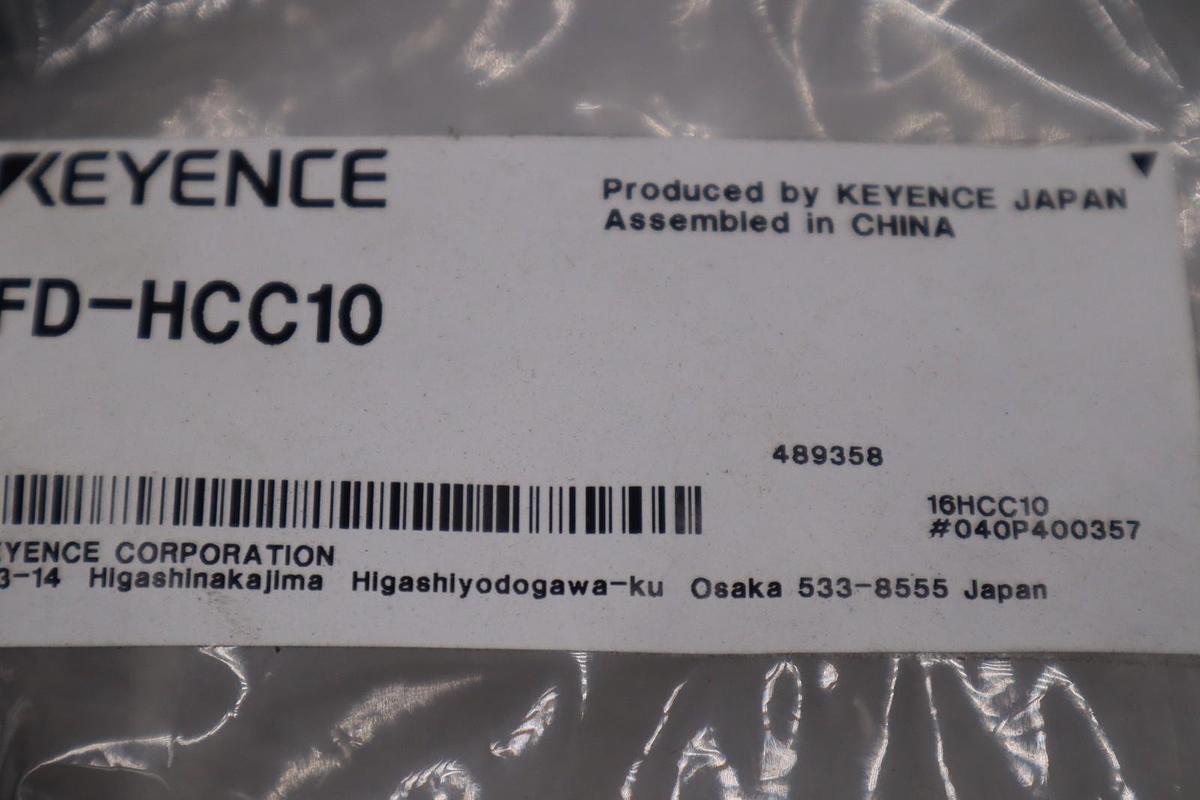 KEYENCE FD-HCC10 Clamp‑On Flow Sensor Cable - STOCK 1869CC