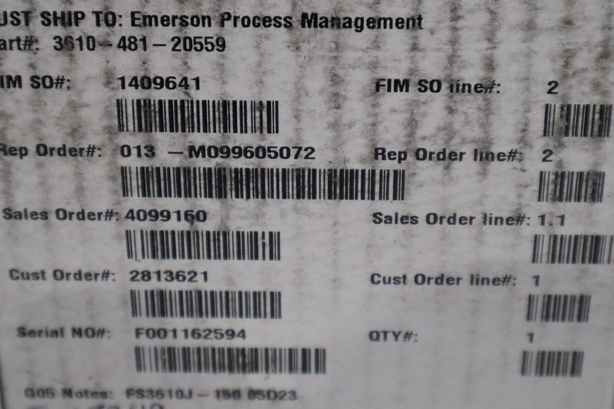 FISHER 3610-481-20559 3610J POSITIONERS 1.5PSI - STOCK GF414