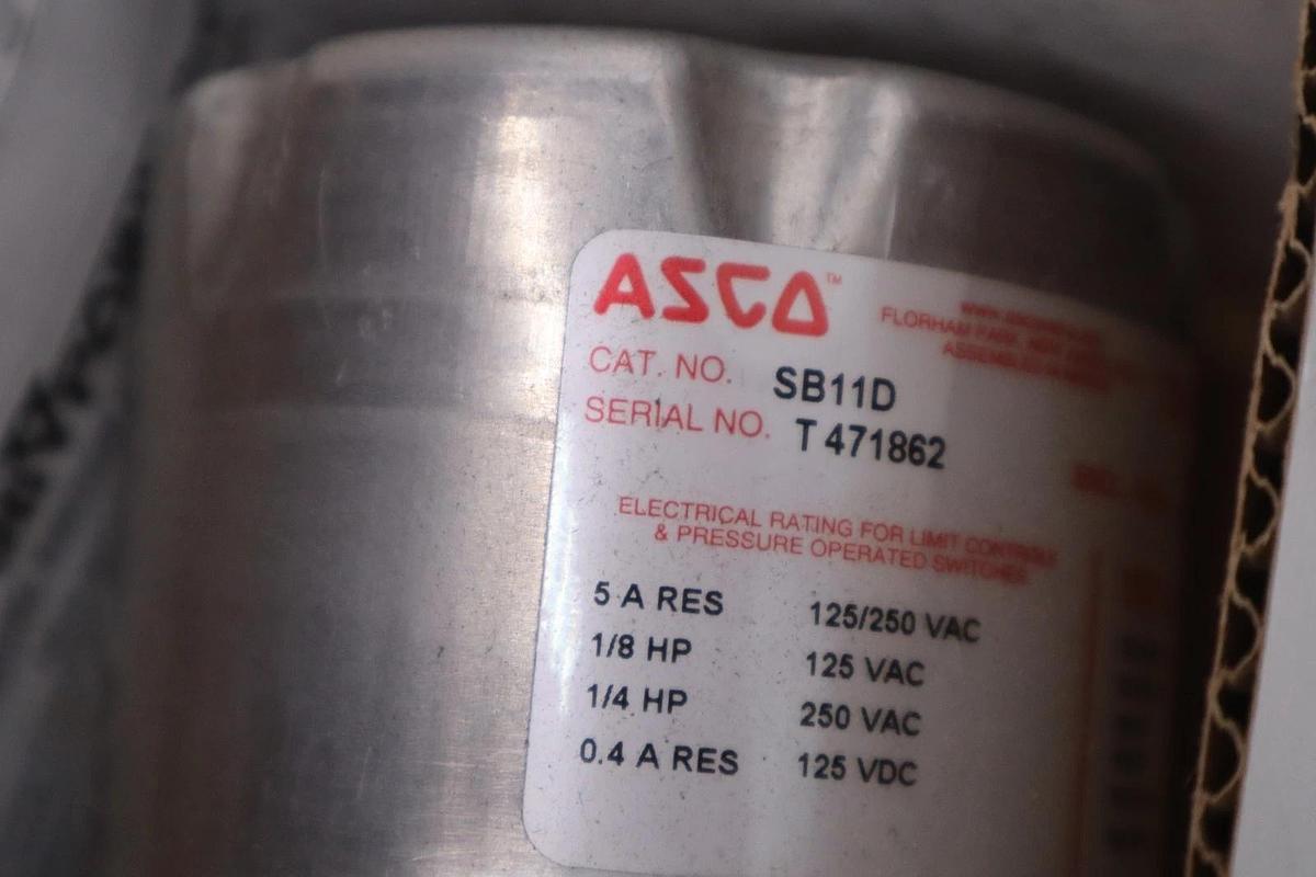 Used ASCO SB11D NEW PRESSURE SWITCH STOCK 5533CC