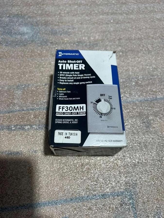 Used INTERMATIC FF30MH Spring-Wound Timer NEW STOCK L716CC 78275185982