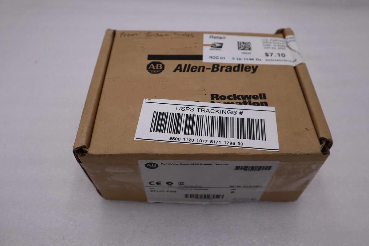 Used NEW IN BOX Allen Bradley 2711C-F2M PanelView C200 HMI Operator Interface #3483A