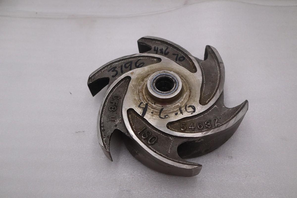 Used Goulds 3196 54632 4x6-10 CF8M Stainless Impeller - STOCK G412B