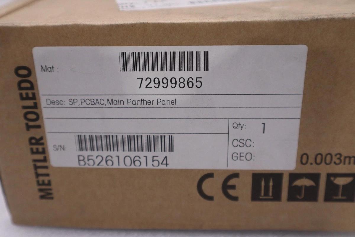 Used METTLER TOLEDO 72999865 DISCONTINUED BY MANUFACTURER PC BOARD NEW IN BOX #GF340A