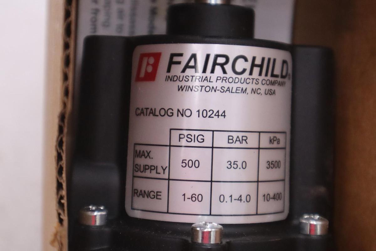Used FAIRCHILD 10244 Model 10 Precision Regulator NEW OPEN BOX STK K305A