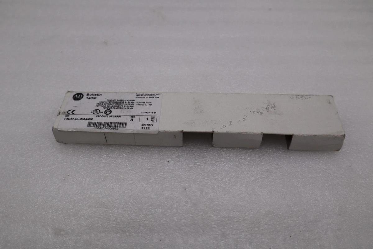 LOT OF 2 NEW AB ALLEN BRADLEY 140M-C-W544N COMPACT BUSBAR STK H1497A