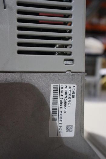 Used ALLEN BRADLEY 60HP POWERFLEX 700 20BD077A0ANNAND0 6.003 FRN SER B STOCK 1804
