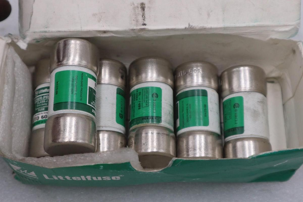 BOX OF 6 - LITTELFUSE JTD 60 / JTD60 - NEW IN BOX - STOCK GF618A