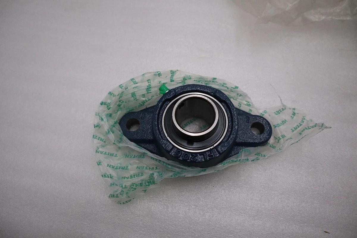NEW OPEN BOX TRITAN UCFL 206-20 2 BOLT HOUSING STOCK K-152-B
