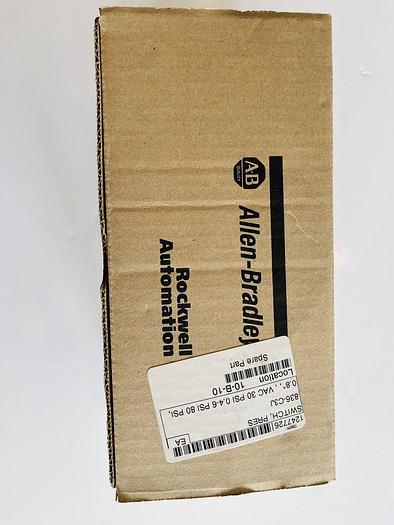 Allen-Bradley Pressure Control 836-C3J Ser. B Range: 0.8-30PSI Diff: 0.4 #K-198