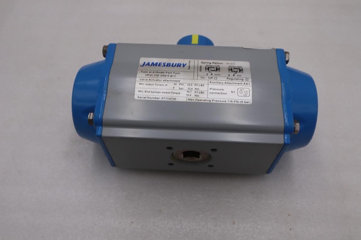 Used New OPEN BOX Jamesburry VPVL200 SR4/5 B C Valve Actuator STOCK SGF149