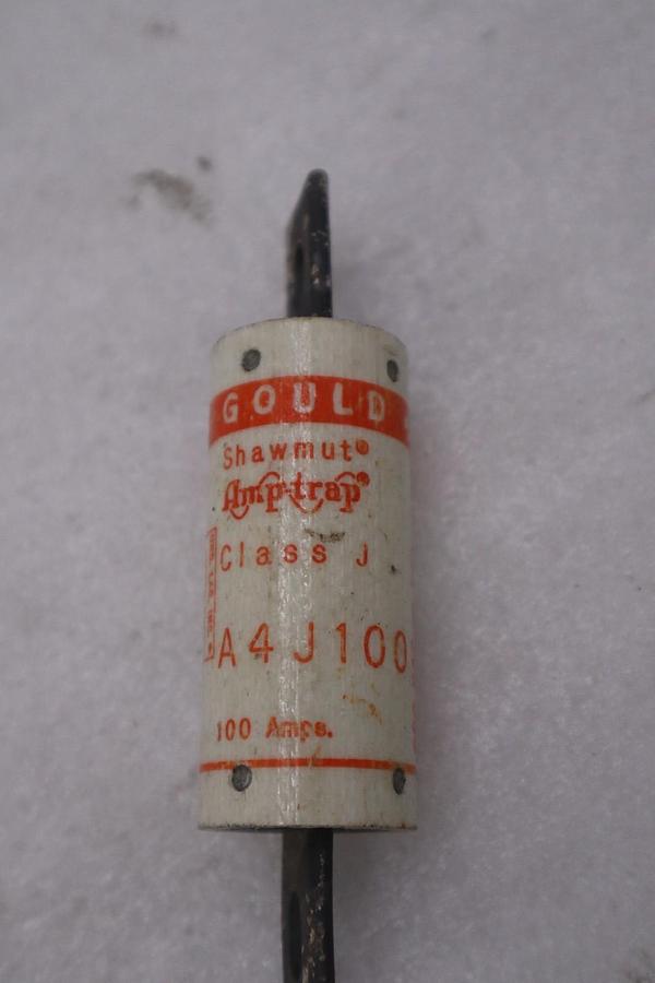 Used LOT OF 3 - Mersen A4J100 100Amp Fast-Acting Class J Fuse - STOCK GF631A