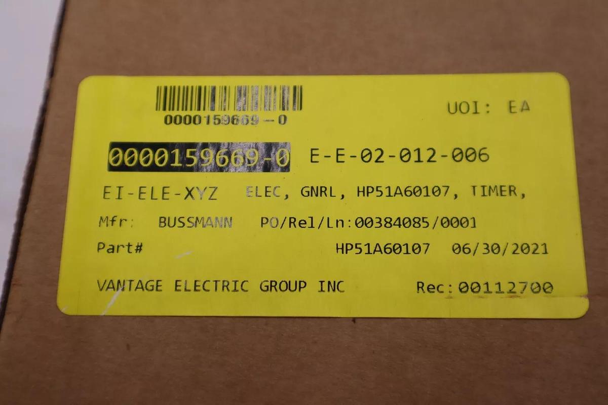 Used NEW DANAHER CONTROLS HP51A60107 TIMER CYCLE-FLEX STOCK G67A