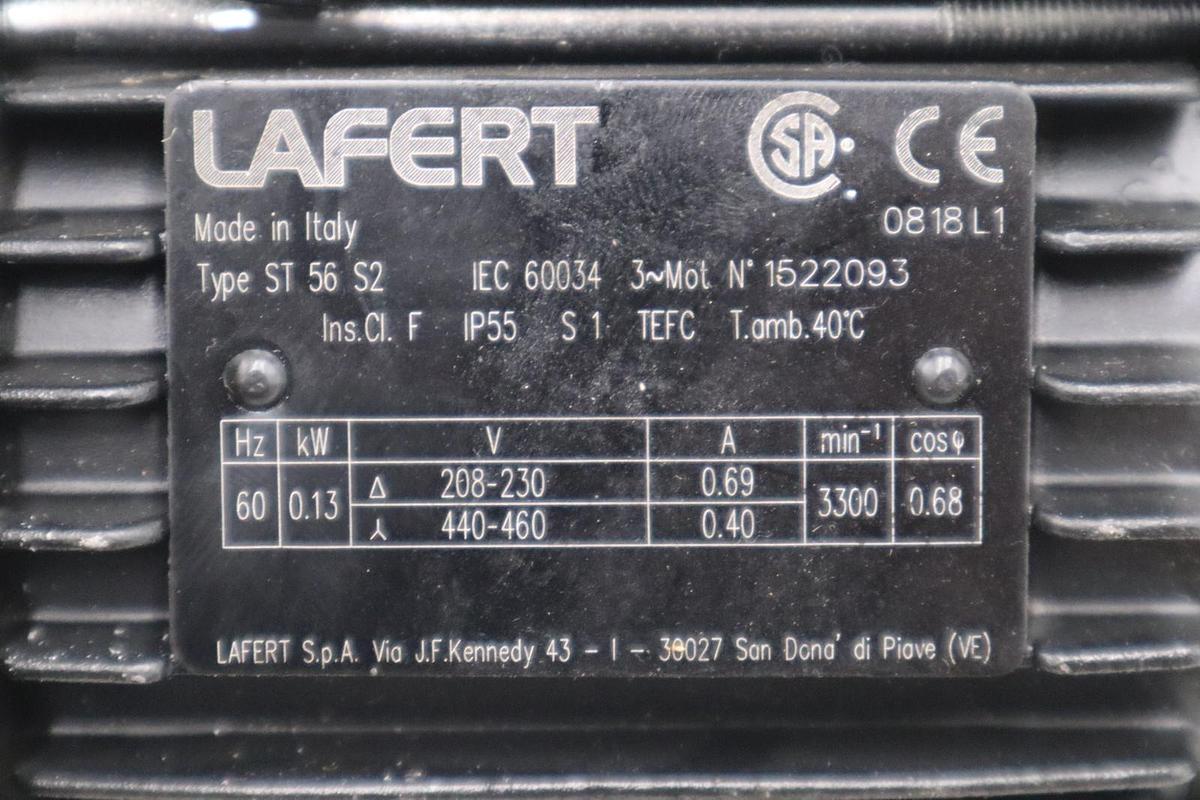 Used LINCOLN INDUSTRIAL (SKF) MF10-V10+562A / ST56S2 GEAR PUMP NEW UNIT #H1116