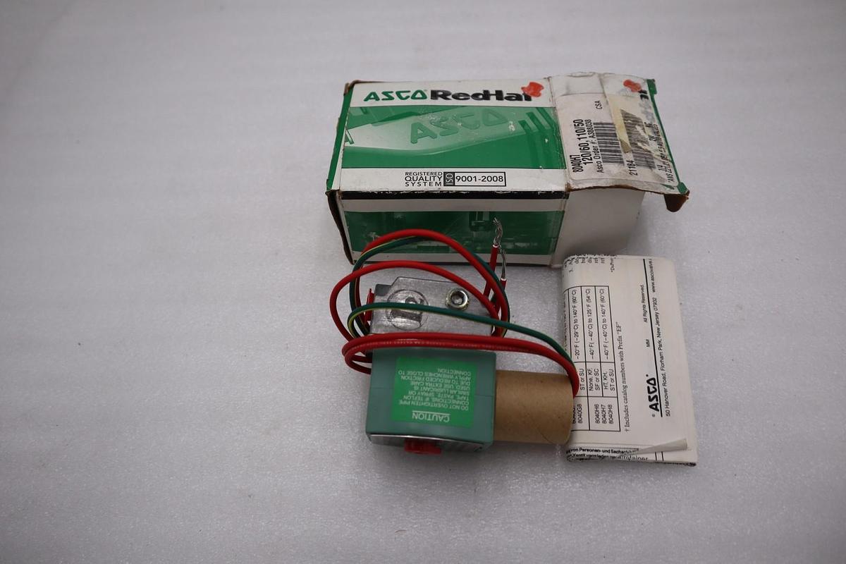 NEW ASCO REDHAT 8040H7 110/120V 15PSI 1/4" NSNP STOCK H761A