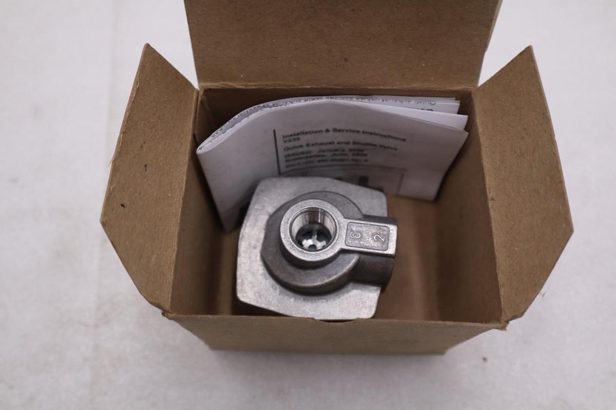 PARKER 0R37TB 3/8" QUICK EXHAUST VALVE - BRAND NEW - STOCK GF179A