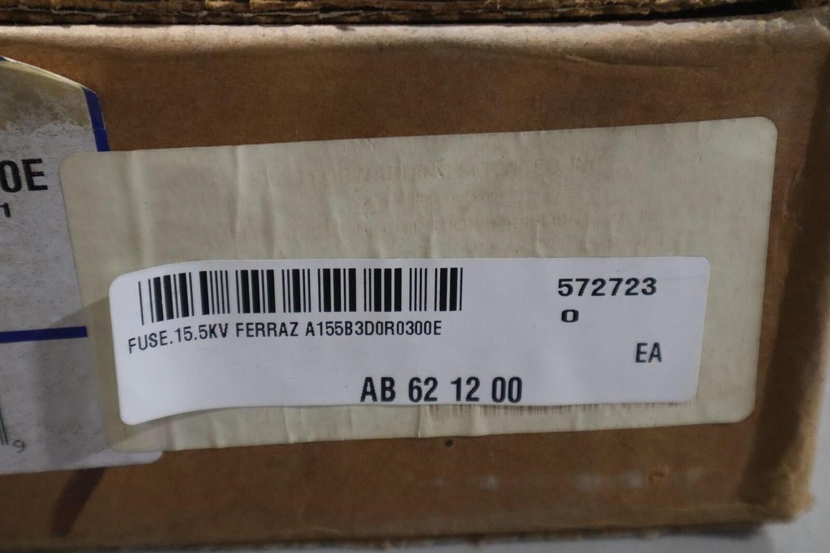 Used Mersen Ferrraz Shawmut Fuse A155B3D0R0-300E NEW IN BOX STOCK G157