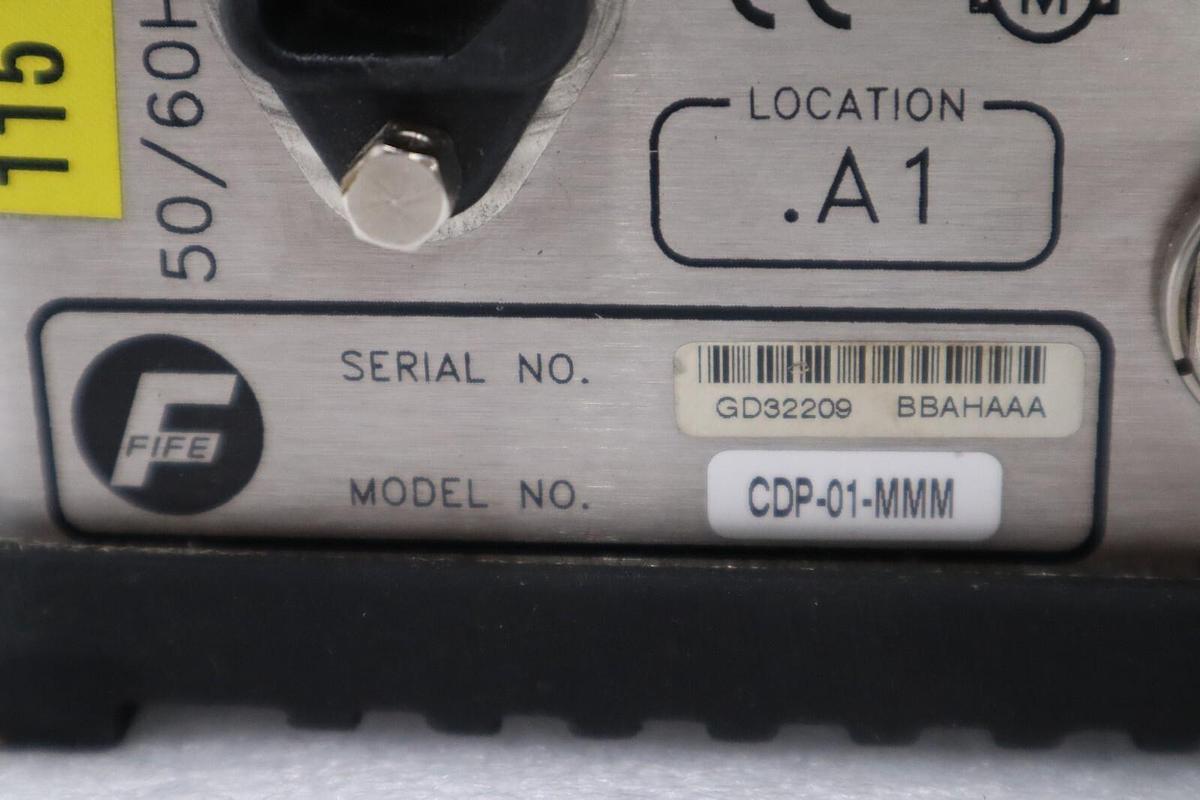 Used FIFE CDP-01-MMM 22V 3.5A CONTROL ASSEMBLY WEB TRACKER 120 / 240 VAC STOCK 1451A