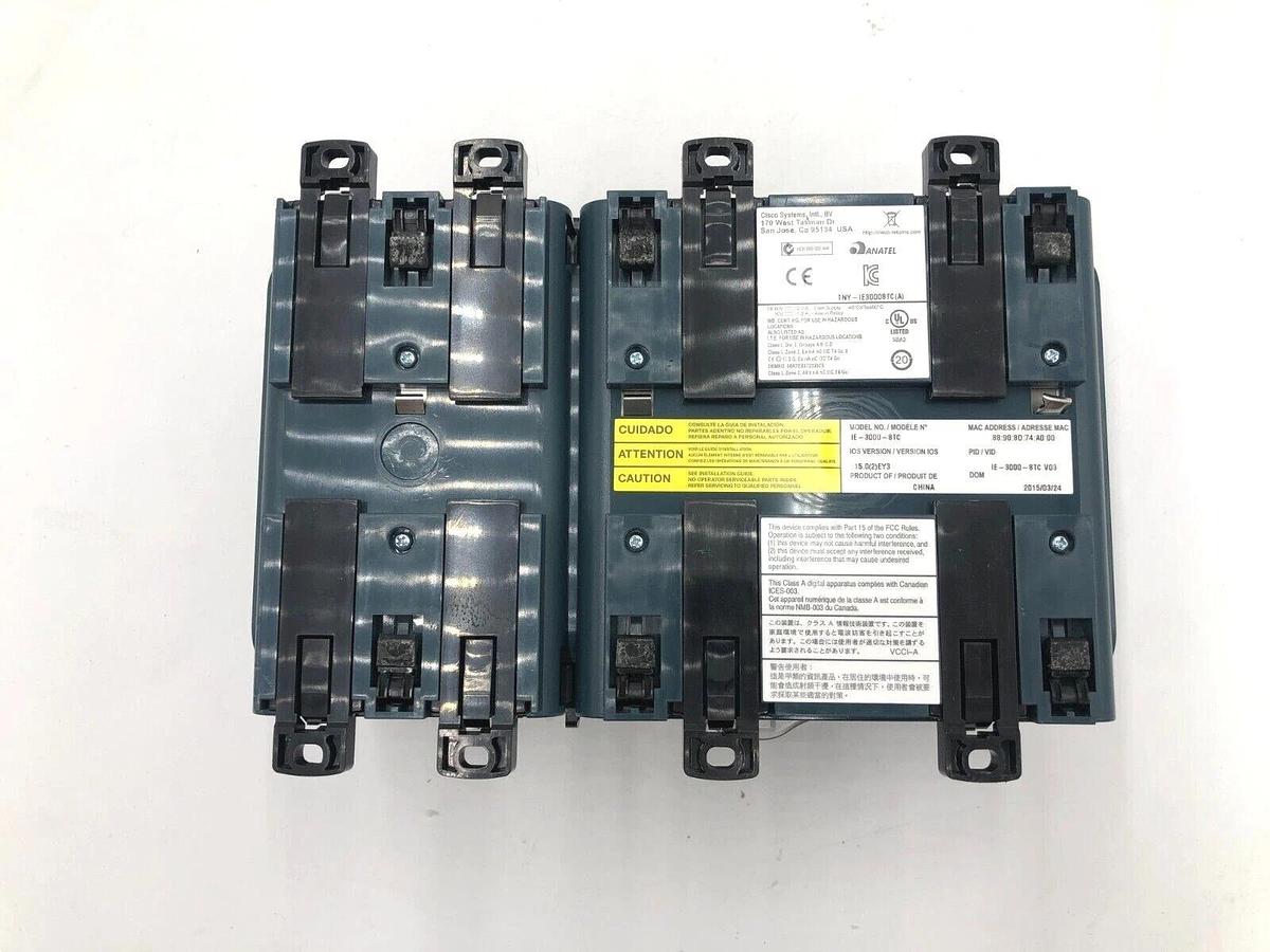 Used ANATEL CISCO IE 3000 IE30008TC ETHERNET SWITCH STOCK 1401