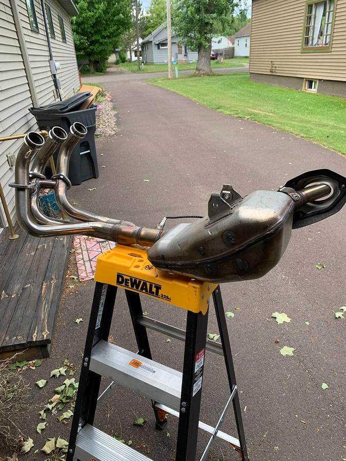 Used 2020 MT-09 stock exhaust